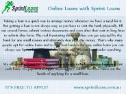 Online Loans with Sprint Loans