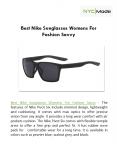 Best Nike Sunglasses Womens For Fashion Savvy PowerPoint PPT Presentation