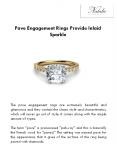 Pave Engagement Rings Provide Inlaid Sparkle PowerPoint PPT Presentation