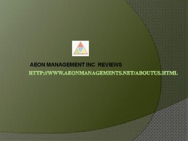 ((Aeon)) Management Inc Chennai Velachery - Reviews