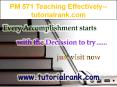 PM 571 Teaching Effectively--tutorialrank.com PowerPoint PPT Presentation