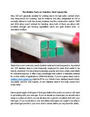 The Hidden Facts on Stainless Steel Square Bar