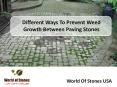 Different Ways To Prevent Weed  Growth Between Paving Stones PowerPoint PPT Presentation