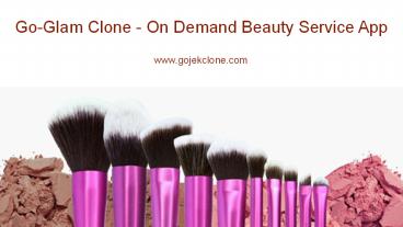 Go-Glam Clone - On Demand Beauty Service App