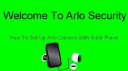 Arlo pro Solar panel | Solar security camera (1)