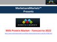 Milk Protein Market - Forecast to 2022 PowerPoint PPT Presentation