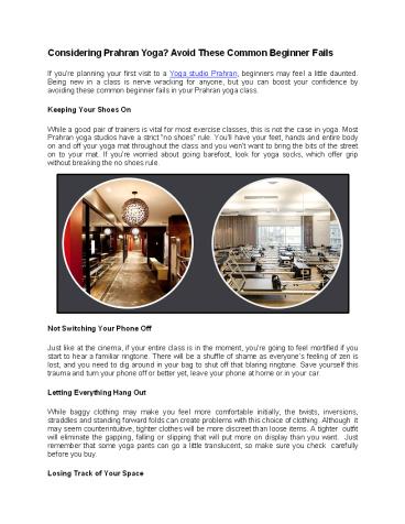 Considering Prahran Yoga? Avoid These Common Beginner Fails