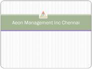 Aeon Management inc - chennai velachery ()()()()()