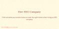 Hire SEO Company PowerPoint PPT Presentation