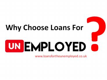 Unemployed Loans Same Day – Loan Amount Available From £5000!