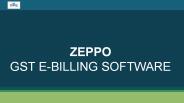 ZEPPO | GST E-BILLING SOFTWARE