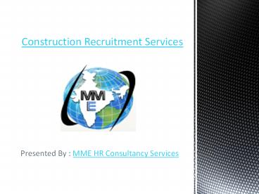 Construction Recruitment
