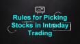 Rules for Picking Stocks in Intraday Trading PowerPoint PPT Presentation