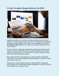 11 Best Graphic Design Software In 2018 PowerPoint PPT Presentation