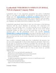 WEB DESIGN COMPANY IN DUBAI