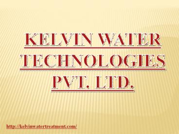 Sewage Treatment Plant (STP) Manufacturer