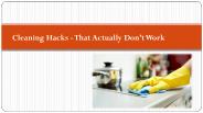 House Cleaning Hacks That Actually Don’t Work