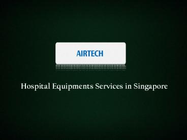 Hospital Equipments Singapore
