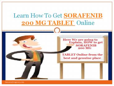 sorafenib 200 mg Tablet