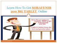 sorafenib 200 mg Tablet