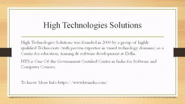 Software Training Institute in Delhi, Noida and Gurgaon