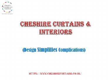 Latest Interior Designs Cheshire –  Residential and Commercial