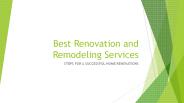 Kitchen and basement renovation services in Calgary