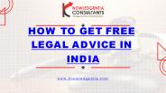 How to get free legal advice in India