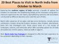20 Best Places to Visit in North India from October to March PowerPoint PPT Presentation