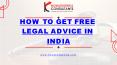 How to get free legal advice in India (1) PowerPoint PPT Presentation