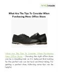 What Are The Tips To Consider When Purchasing Mens Office Shoes? PowerPoint PPT Presentation