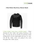 5 Best Winter Wear Every Women Needs PowerPoint PPT Presentation