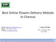 Best Online Flowers Delivery Website In Chennai PowerPoint PPT Presentation