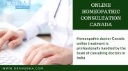 ONLINE HOMEOPATHIC CONSULTATION CANADA
