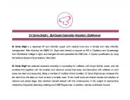 Dr Soma Singh | BLK Super Speciality Hospital | ElaWoman