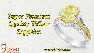 Super Premium Quality Yellow Sapphire Gemstone