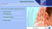 Hearing Aids to control the Hearing Loss Problem.