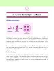 Surrogacy Cost in Chandigarh | ElaWoman