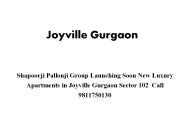 Joyville Gurgaon