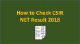 How to Check CSIR NET Result PowerPoint PPT Presentation