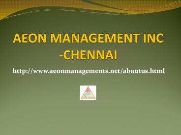 (Aeon Management) Inc Chennai Velachery