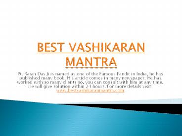 Best Vashikaran Mantra (1)