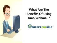 What Are The Benefits Of Using Juno Webmail?