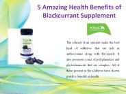 5 Amazing Health Benefits of Blackcurrant Supplement