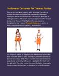 Halloween Costumes for Themed Parties PowerPoint PPT Presentation