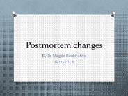 postmortem change