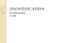 identification