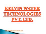 Ultra-Filtration Plant manufacturing company