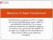 When And Why Are Distribution Transformers Used?