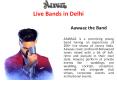 Live Bands in Delhi || Top Live Bands in India PowerPoint PPT Presentation
